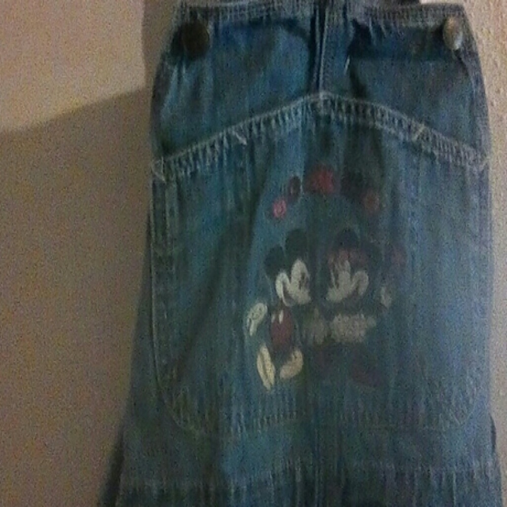 Disney store bib overalls
